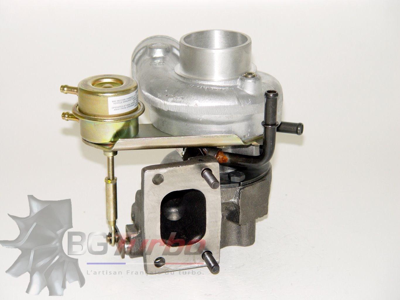 TURBO - HYBRIDE -  E/S PRÉPARÉ EN FRANCE  - STAGE1 - GT17/20 - 6+6 pales - MFS PERFORMANCE 2015 - EAU
Diamètre admission - Ind : 38,62 mm / Exd : 52,19 mm / Angle : 30°
